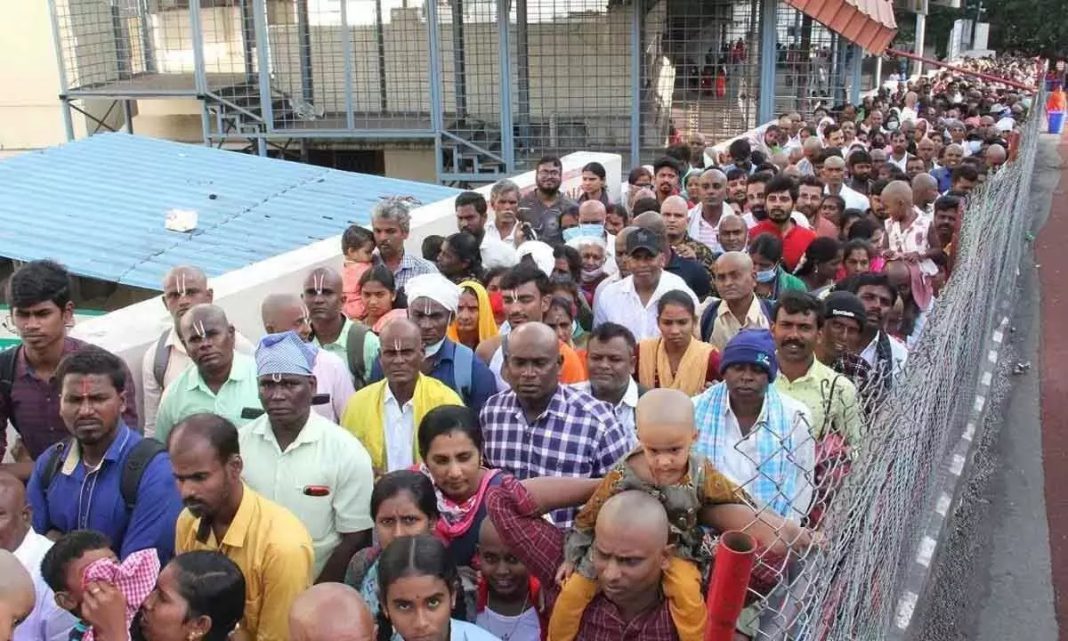Today Tirupati Crowd Status Live Today Tirumala Crowd Status Live